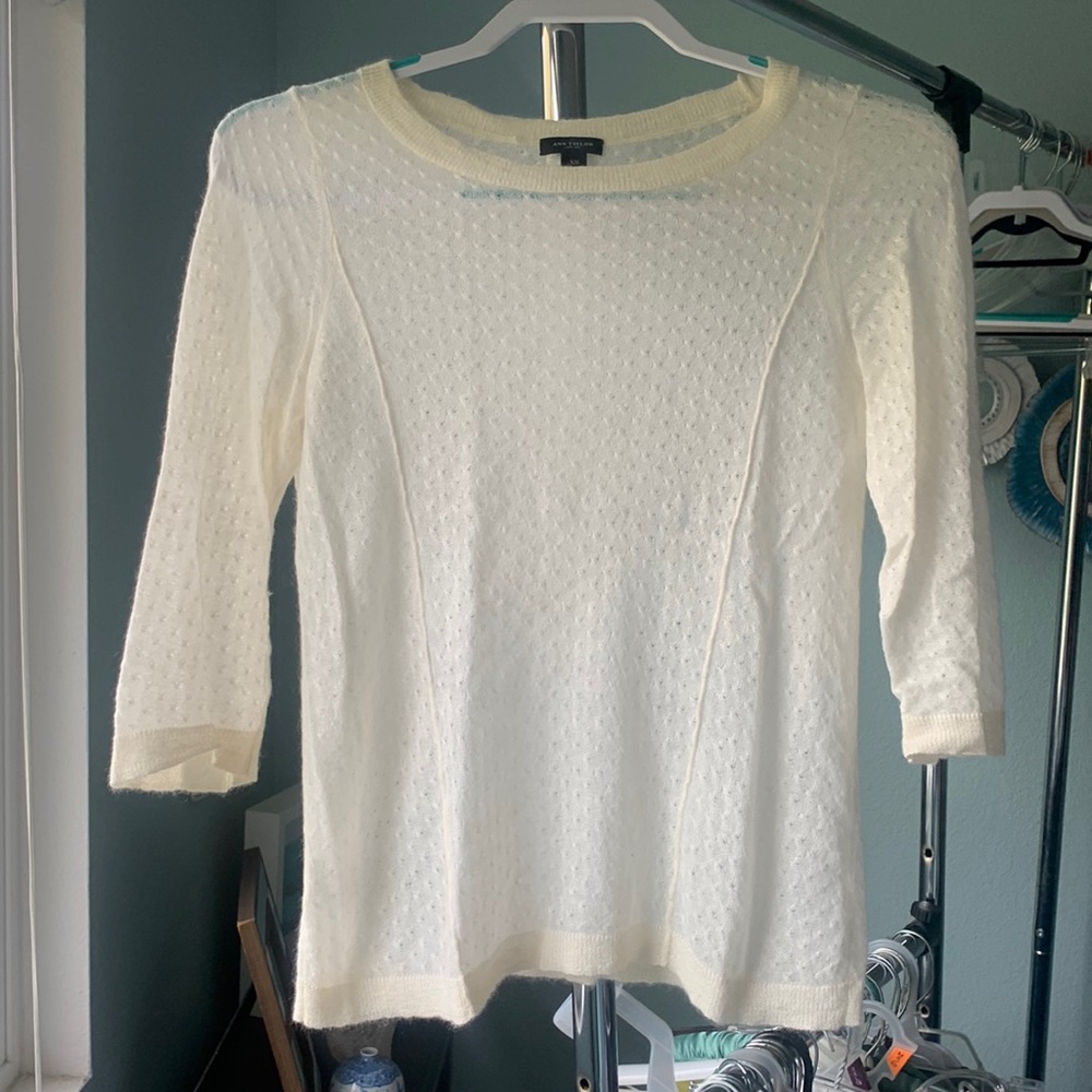 Ann Taylor light sweater